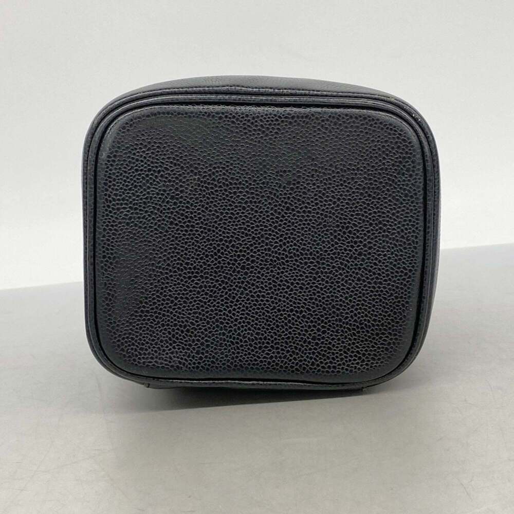 CHANEL Black Caviar Leather Vanity Bag - Picture 3 of 10